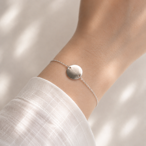 Engravable Disc Bracelet