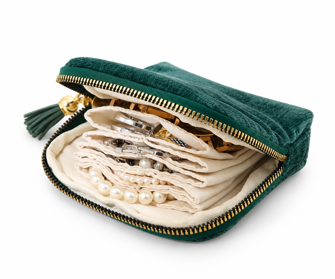 Velvet Jewelry Travel Case