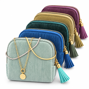 Velvet Jewelry Travel Case