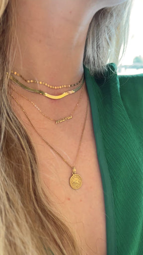 10K Gold mama Necklace