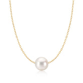 14K Gold Petra Single Pearl Necklace*