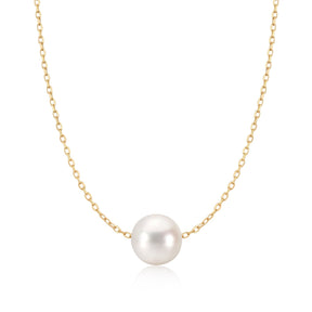 14K Gold Petra Single Pearl Necklace*