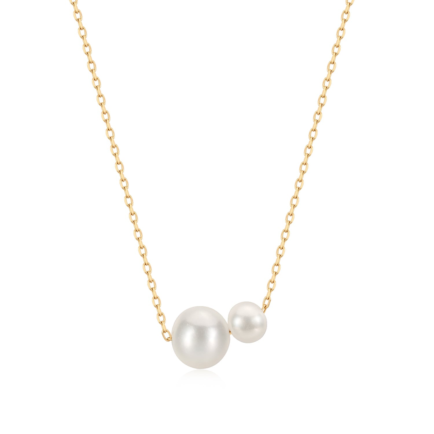 Petra Double Pearl Necklace
