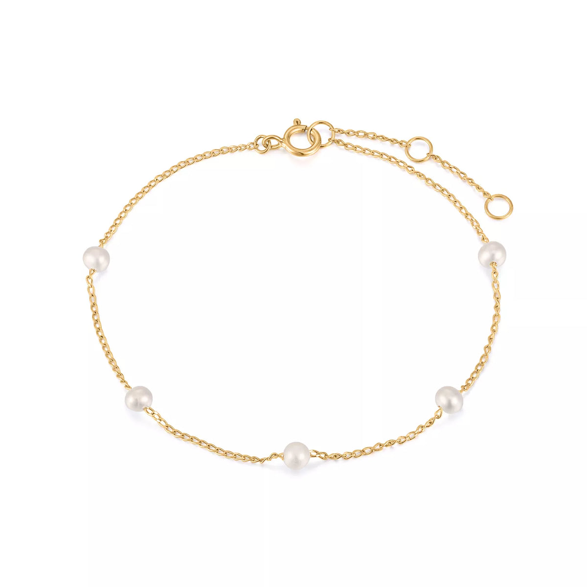 10K Gold Delicate Petra Pearl Bracelet