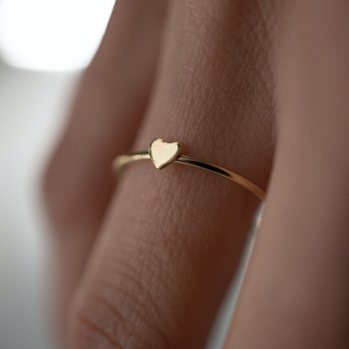 Dinah Gold Filled  Heart Ring - Suetables