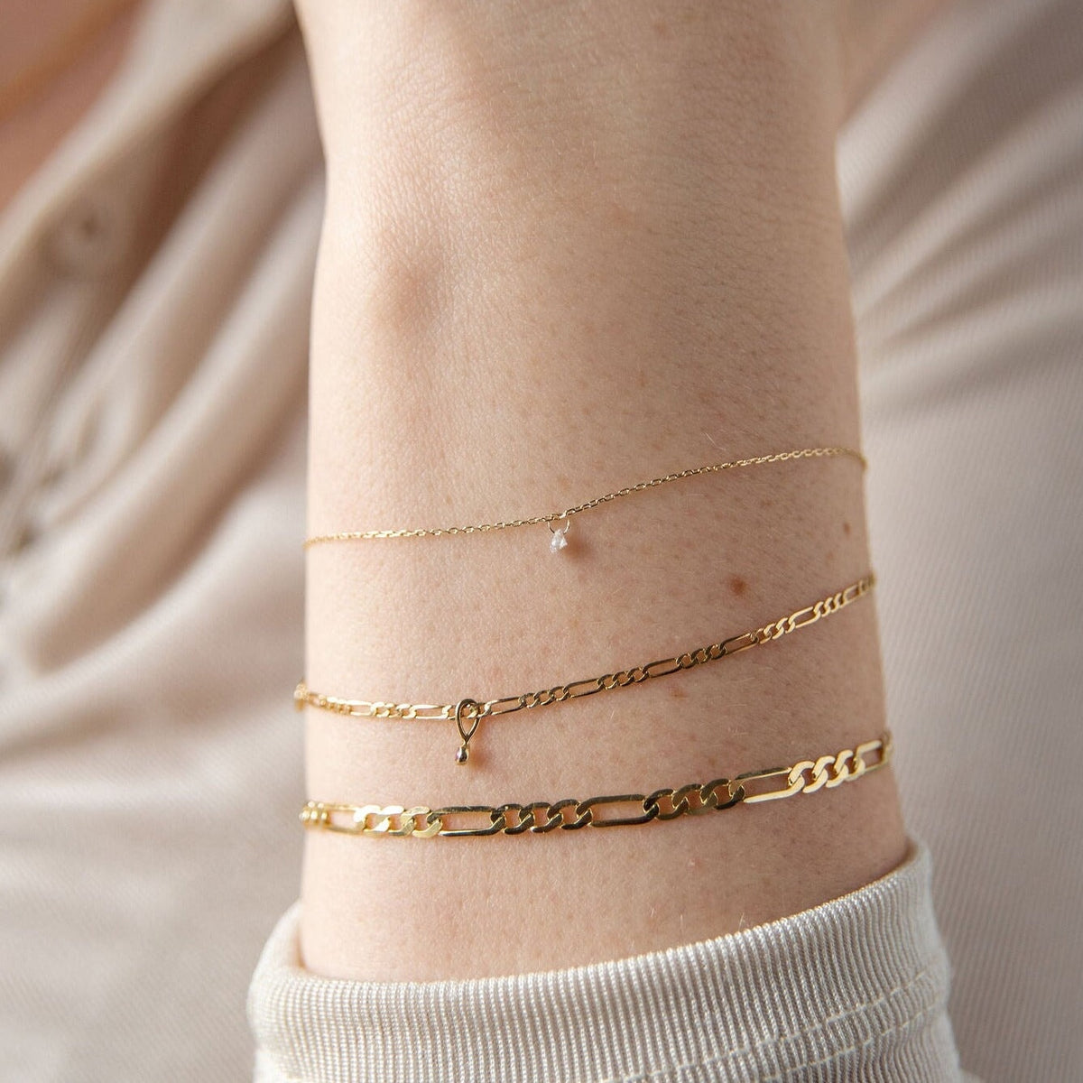 10K Gold Adrienne Figaro Bracelet