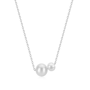 Petra Double Pearl Necklace