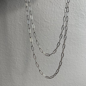 Paperclip Chains - Sterling Silver