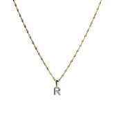 Michaela 10k Gold Diamond Initial - Suetables