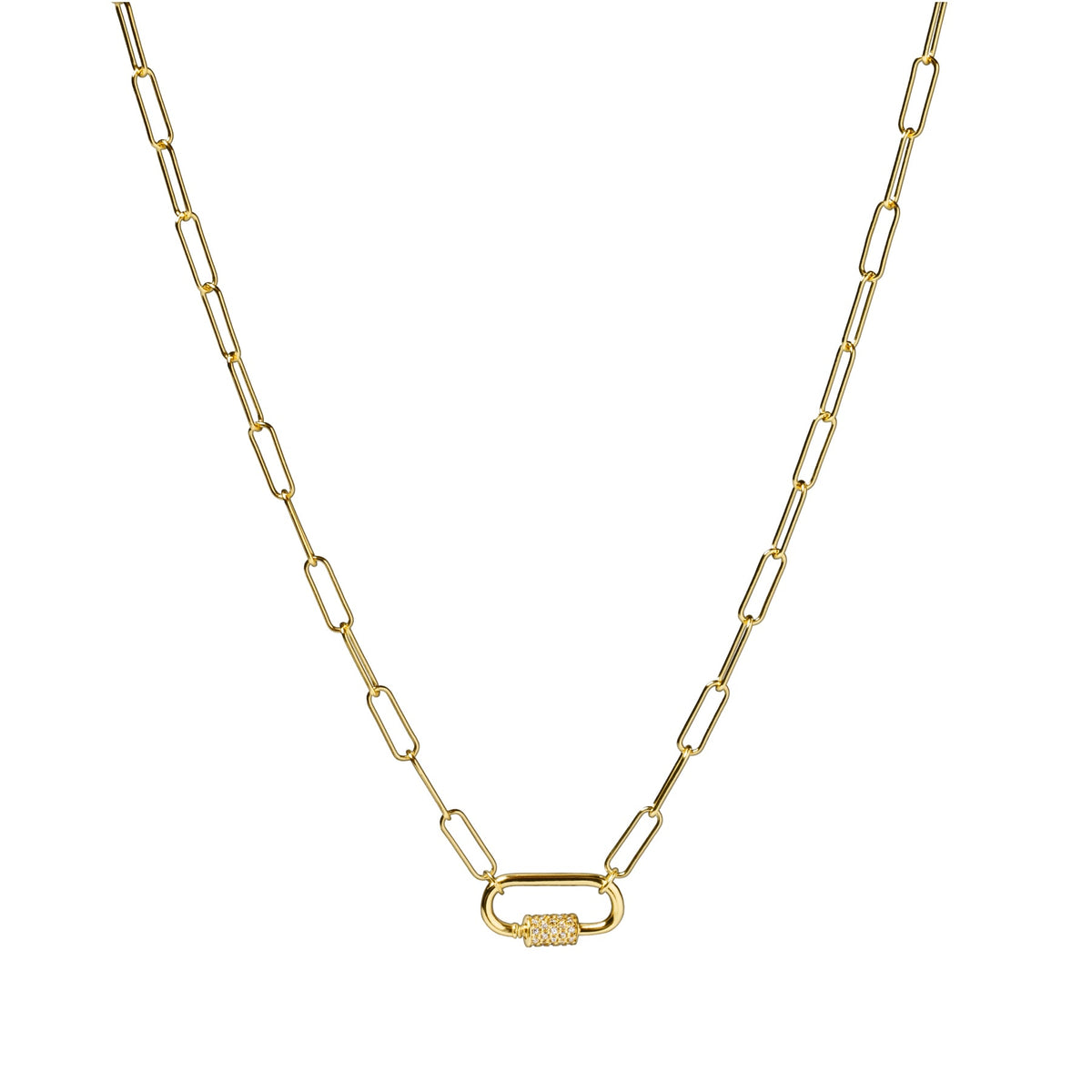 Pippa Paperclip Necklace*