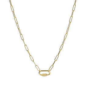 Pippa Paperclip Necklace*