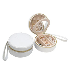 Suetables Round Jewelry Box