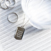 Brian Dog Tag Necklace