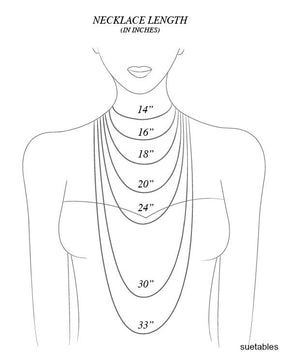 length of necklace chains to layer