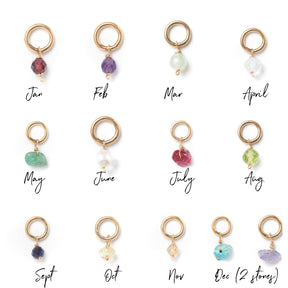 Taylor Personalized Birthstone Necklace