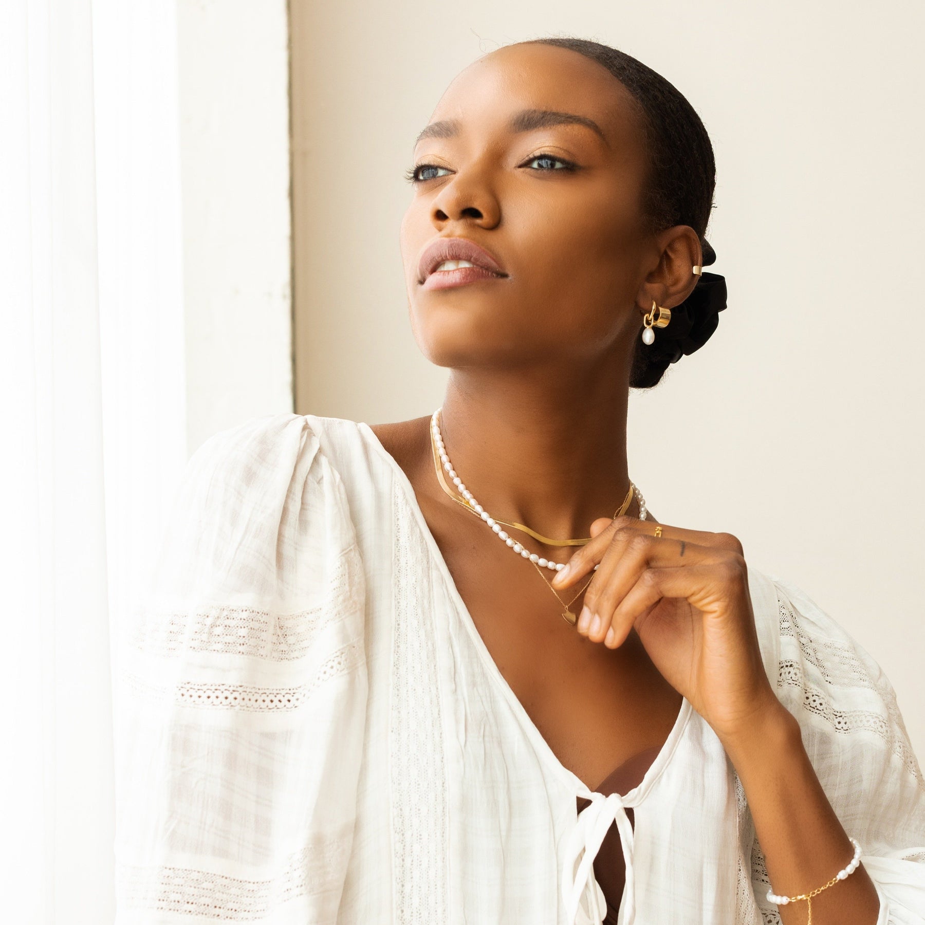 pearl drop earring perfect for wedding season